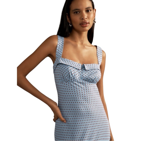 REFORMATION Tancy Midi Dress - Women’s Size 10 - New With Tags - Picture 4 of 9